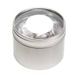 Custom Small Round Window Tin Premium Fill with your company logo - 1
