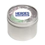 Custom Small Round Window Tin Premium Fill with your company logo - 4