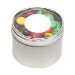 Custom Small Round Window Tin Premium Fill with your company logo - 9