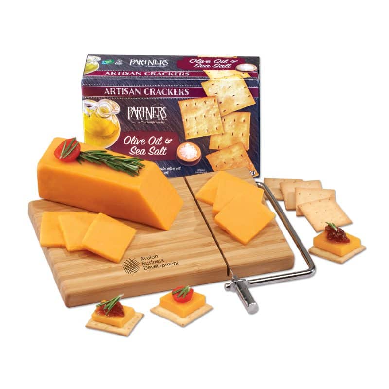 Custom Snack Satisfaction Board w/Slicer with your company logo