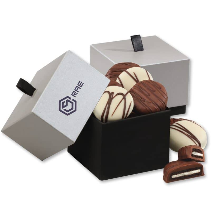 Custom Subtle Sophistication with Chocolate Covered Oreo® Cookies with your company logo