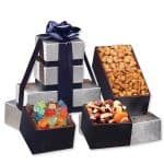 Custom Tower of Sophistication Treats w/Gummi Bears with your company logo - 1