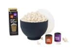 Custom What's Pop'N Gourmet Popcorn Gift Set - Black with your company logo - 1
