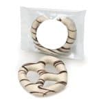 Custom White Chocolate Dipped Pretzel Gourmet Snack Pack with your company logo - 1