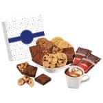 Custom Gourmet Cookie & Brownie Gift Box with Bubbles Sleeve with your company logo - 1