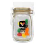 Custom Mason Jar Bag of Candy with your company logo - 4