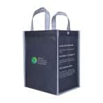 Custom Out of the Ocean® Reusable Lunch Shopper with Click N' Stay® - Black with your company logo - 5