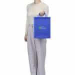 Custom Out of the Ocean® Reusable Lunch Shopper with Click N' Stay® - Navy with your company logo - 2