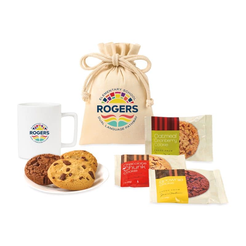 Custom Smart Cookie Mug Stuffer - Matte White with your company logo