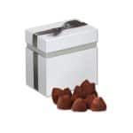 Custom Elegant Treats Gift Box w/Cocoa Dusted Truffles with your company logo - 1