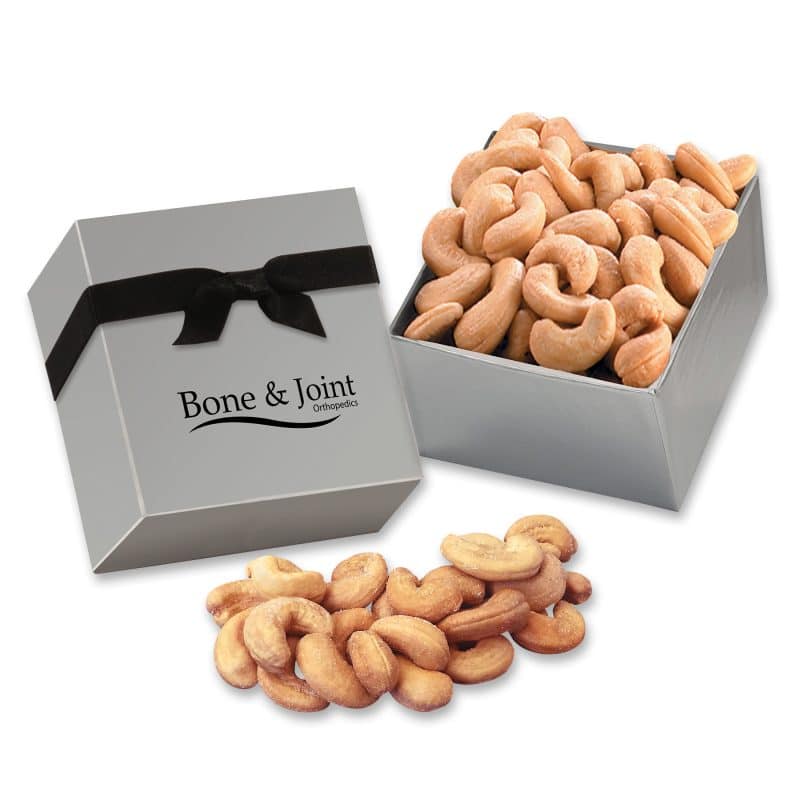 Custom Simply Delicious with Fancy Cashews with your company logo