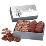Custom Cardinals in Tree Sleeve Gift Box w/Toffee & Pecan Clusters with your company logo - 1