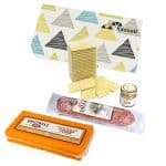 Custom Charcuterie Gourmet Meat & Cheese Sampler Set In Gift Box with your company logo