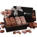Custom Chocolate Splendor w/Caramel Pecan Clusters & English Butter Toffee with your company logo
