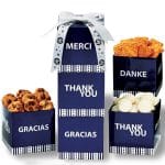 Custom Cube Shaped Cookie Tower with your company logo