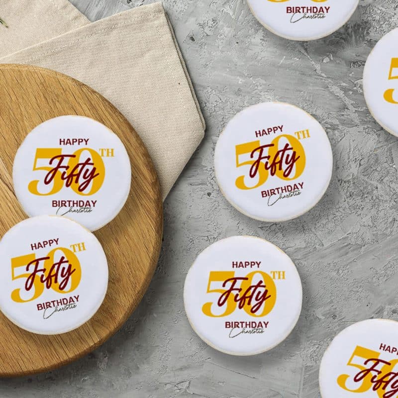 Custom Custom Full Color Cookies with your company logo - 2