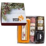 Custom Deluxe Charcuterie Gourmet Meat & Cheese Set Chairman Gift Box with your company logo
