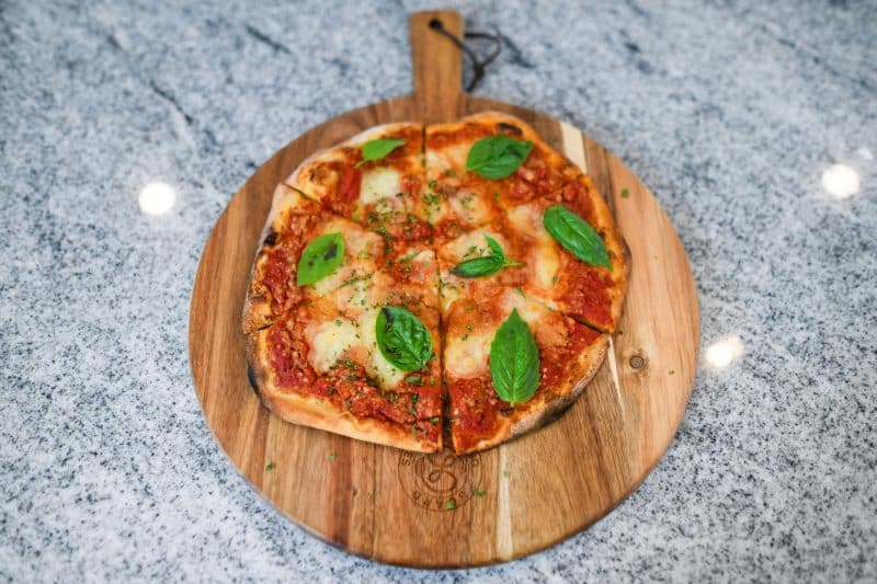 Custom FarmSteady Margherita Pizza DIY & Board Gift Set - Wood with your company logo - 5