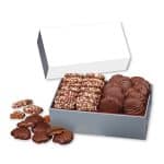Custom Full Color Gift Box w/Toffee & Pecan Clusters with your company logo - 1