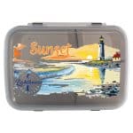 Custom Full Color Translucent Lunch Container with your company logo - 6