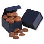 Custom Magnetic Keepsake Box with Caramel Pecan Clusters with your company logo - 1