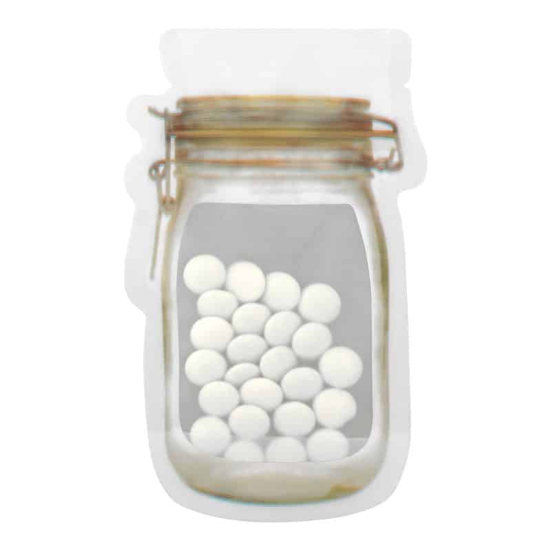 Custom Mason Jar Bag of Printed Candy with your company logo - 7