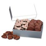 Custom Pecan Clusters & Peppermint Bark in Gift Box with Full Color Sleeve with your company logo - 1