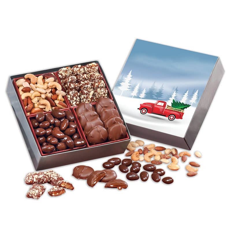 Custom Red Truck Gift Box w/ Signature Assortment with your company logo - 1