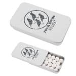 Custom Signature Peppermints In Slider Tin with your company logo - 2