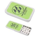 Custom Signature Peppermints In Slider Tin with your company logo - 3