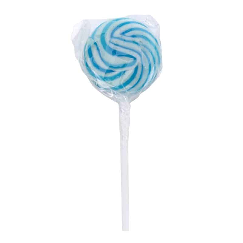 Custom Swirl Lollipop With Round Label with your company logo - 1