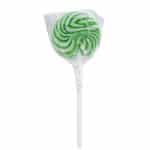 Custom Swirl Lollipop With Round Label with your company logo - 2