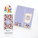 Custom Full-Color Custom Sweeter Cards with Gummi Bears with your company logo