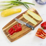 Custom 14" TB Home® Acacia Wood Serving & Cutting Board w/Juice Groove with your company logo - 1