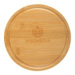Custom 8 Piece Swivel Top Bamboo Cheese Board Set with your company logo - 2