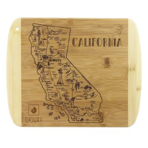 Custom A Slice of Life California Serving & Cutting Board with your company logo