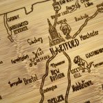 Custom A Slice of Life Connecticut Serving & Cutting Board with your company logo - 2