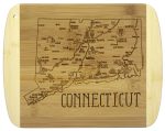 Custom A Slice of Life Connecticut Serving & Cutting Board with your company logo - 4