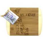 Custom A Slice of Life Delaware Serving & Cutting Board with your company logo - 2
