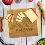 Custom A Slice of Life Kansas Serving & Cutting Board with your company logo - 1