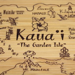 Custom A Slice of Life Kauai Serving & Cutting Board with your company logo
