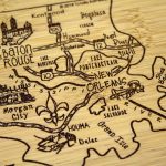 Custom A Slice of Life Louisiana Serving & Cutting Board with your company logo - 2