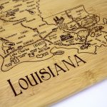 Custom A Slice of Life Louisiana Serving & Cutting Board with your company logo - 5