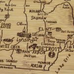 Custom A Slice of Life Michigan Serving & Cutting Board with your company logo - 3