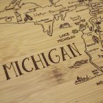 Custom A Slice of Life Michigan Serving & Cutting Board with your company logo - 5