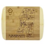 Custom A Slice of Life Mississippi Serving & Cutting Board with your company logo