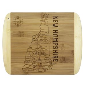 Custom A Slice of Life New Hampshire Serving & Cutting Board with your company logo