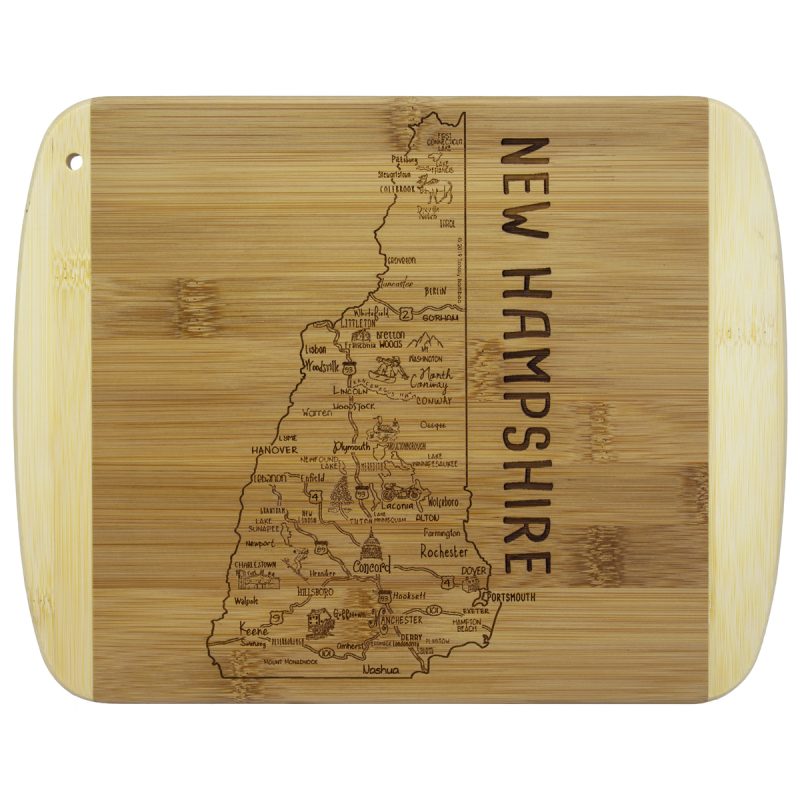 Custom A Slice of Life New Hampshire Serving & Cutting Board with your company logo - 4