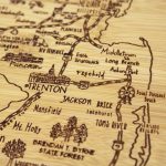 Custom A Slice of Life New Jersey Serving & Cutting Board with your company logo - 3