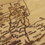 Custom A Slice of Life New Jersey Serving & Cutting Board with your company logo - 4